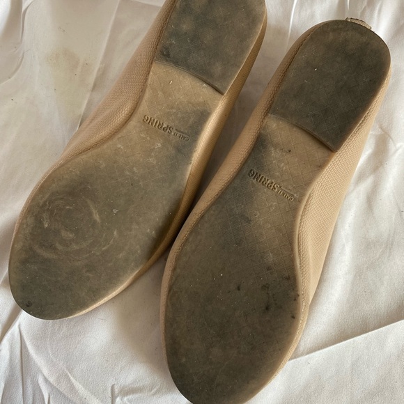 Beige Slip On Balletcore Flats - US 7 - Picture 4 of 4